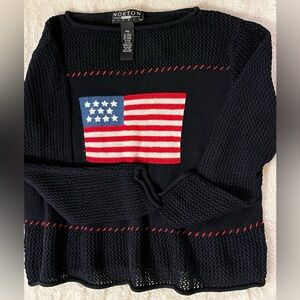 Norton Studio Petites American Flag Sweater – Size PXL

New Without Tags